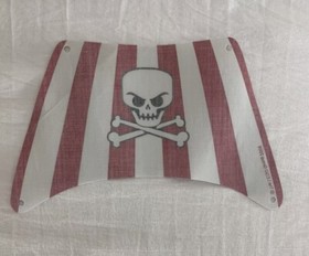 Lego 1 Cloth Sail 28x18 (sailbb42) Skull and Crossbones 6243 Brickbeard's Bounty