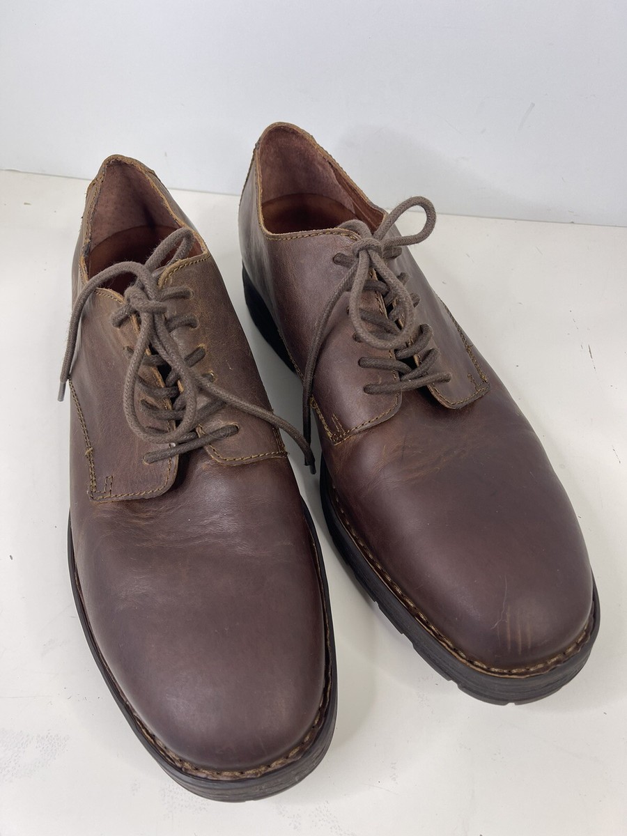 Born Leather Oxfords Mens Size 11.5 Brown Lace Up Casual  display picture 3
