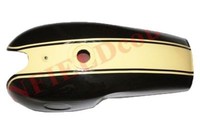 Benelli Mojave Cafe Racer 260 360 Kraftstofftank Mit Deckel Schwarz Gelb Stahl