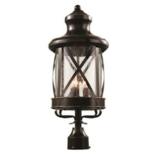 Trans Globe England Coast 21 3/4' high Post Top in Bronze - 5123 ROB