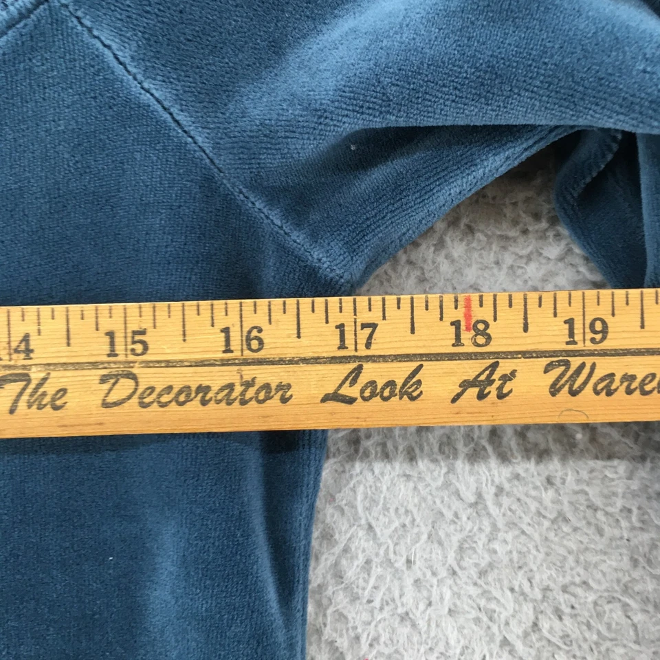 Suéter Pullover Juicy Couture Para Mujer P Azul Mezcla de Algodón Manga Larga Informal Foto 4 de 4