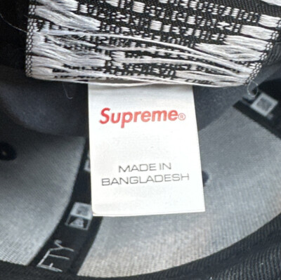 Supreme Navy Leather Box Logo Ear Flap Hat (7-3/8)-New | eBay