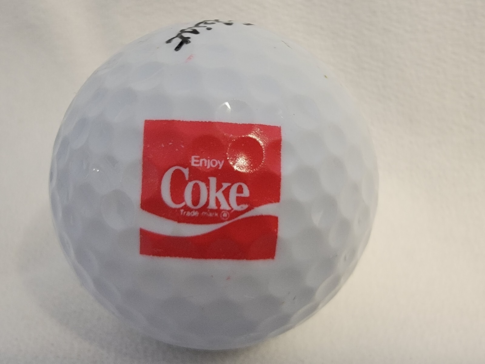 Enjoy Coke Logo Golf Ball Coca-Cola