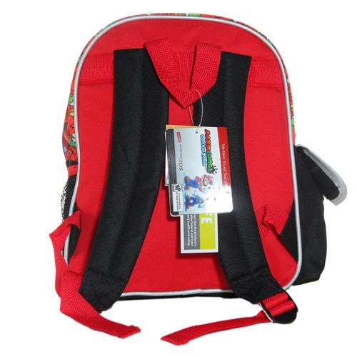 Mario 12 inch Small Backpack Toddler 3D effect New - Picture 2 of 3