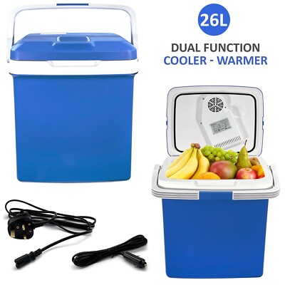 12V Thermoelektrische 26L Kühlbox Warm/Kalt Tragbare Kühlbox Auto Haus Elektro AC/DC