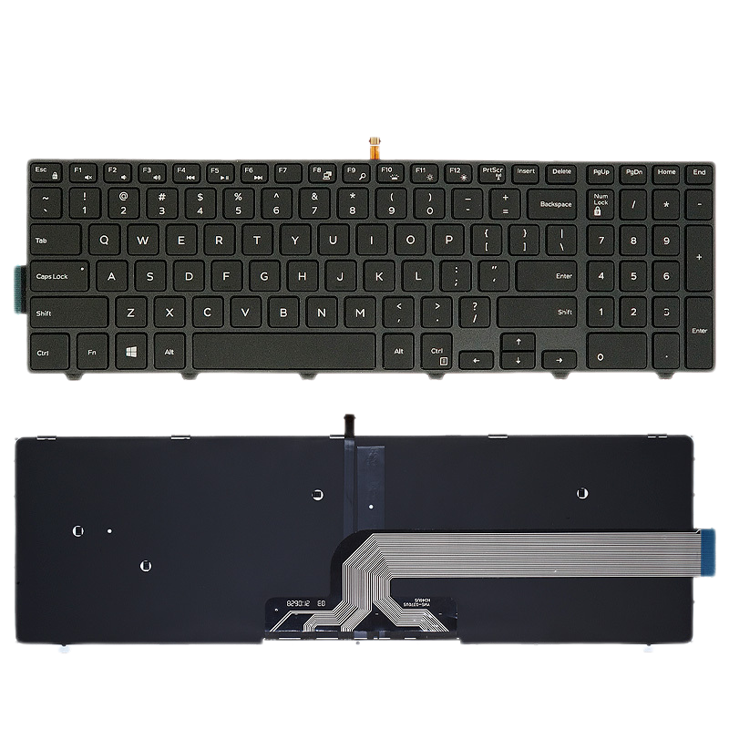 キーボード Dell Inspiron 7557 i7-4720HQ / RAM 8GB Laptop keyboard for DELL Inspiron 15-5558 3000 5559 7557 7559 3543