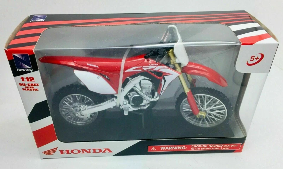 NEW Ray 1:12 Honda CRF 450 R 2019 Toy Model Motocross motorbike dirt bike Kids - Image 2 of 3