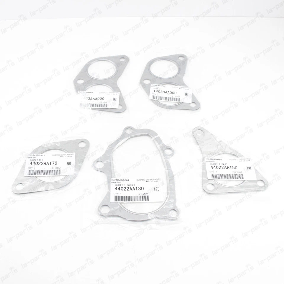 NUEVO KIT JUNTA COLECTOR ESCAPE ORIGINAL SUBARU TUBO ARRIBA ABAJO WRX XT STI GT TURBO Foto 2 de 4