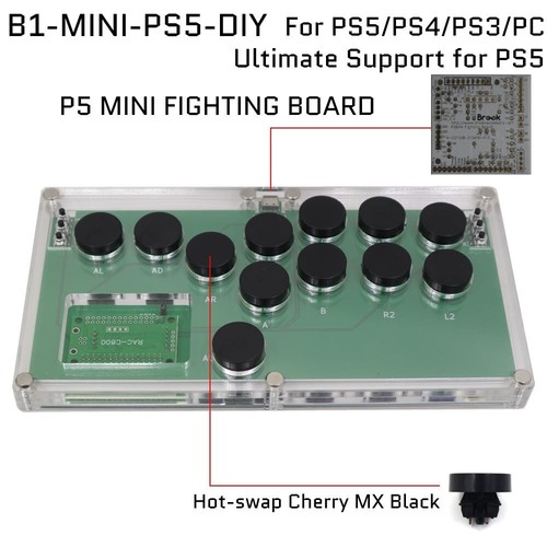 Fightbox B1-Mini All Button Leverless Arcade Game Controller For PC/PS/Switch - Picture 39 of 43