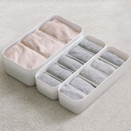 Offres Boîte de rangement à 5pcs 5 Président Case de sous-vêtements en plastique