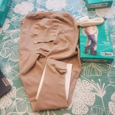 Juzo Soft 2002 FF Pantyhose 30-40 Compression Stockings w/ Fly Size IV 4