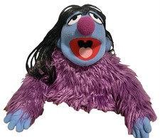 FAO Schwarz Whatnot Workshop Muppet Puppet Blue Body Female Black Hair