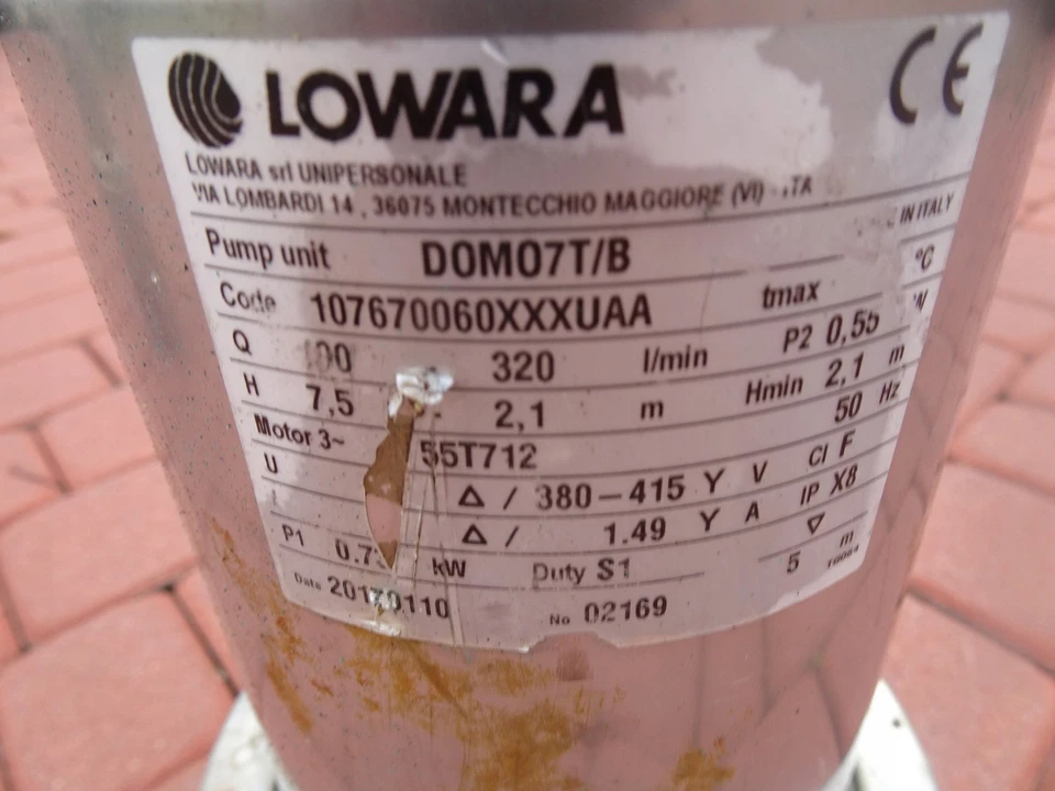 Lowara Pump 107670160 DOMO7T/B 1 Piece  - Image 4 of 4