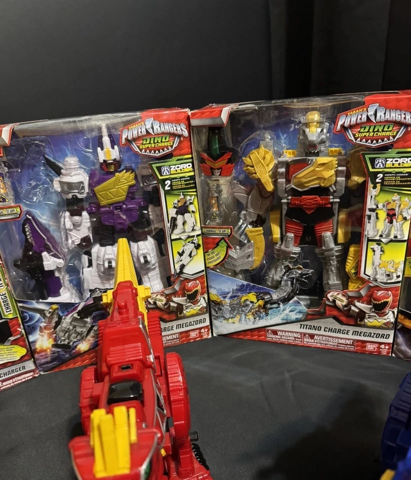 Power Rangers Dino Charge COLECCIÓN MEGAZORD Juego de 11 y ENERGMAS Foto 3 de 4