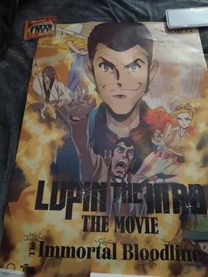 Lupin The IIIrd The Movie: The Immortal Bloodline Original Movie Poster 27x40 DS