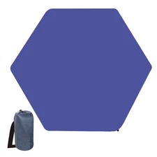 Self-Inflating Baby Play Mat-59 "Hexagon for Playpens&Floor-Includes Travel Bag