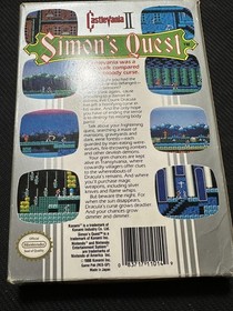 Vintage Castlevania II Simon's Quest NES Nintendo Video Game CIB Konami RPG