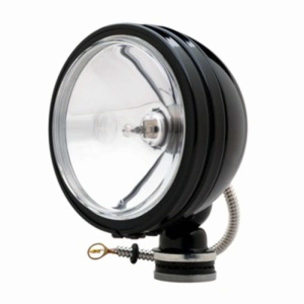 KC HiLiTES Daylighter Halogen Light 6in. 100w Spot Beam Single Black SS