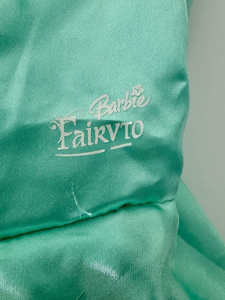 ¡DISFRAZ BARBIE FAIRYTOPIA IRIDISCENTE BRILLANTE BRILLO! VESTIDO Talla S Foto 2 de 4