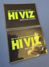 2 HI VIZ SHOOTING SYSTEMS FIREARM Glossy VINYL STICKER GUN RIFLE TACTICAL