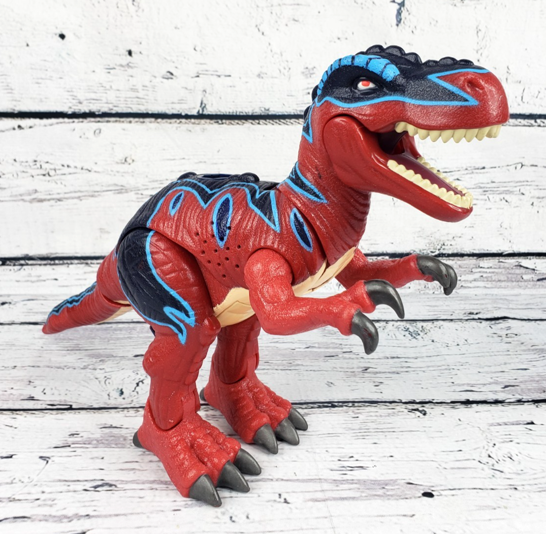 T-rex Dinosaur Mattel 2004 Imaginext 12” Roaring Sounds G8744 for