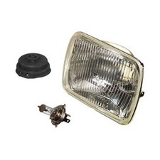 Hella 7x6 Rectangular Chrome Factory Style Composite Headlight H6054 200mm