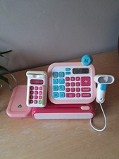 ELC rosa Spielzeugkasse mit Münzen und Scheinen