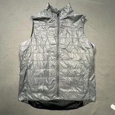 Giro Sport Design Vest Mens XL Grey Primaloft Lightweight Cycling Puffer