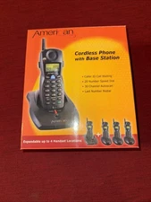 American Telecom UA2020EB. Cordless Phone. Brand New with Tags.