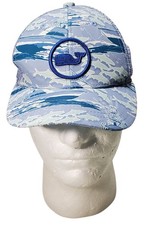 Vinyard Vines Blue Whale Logo Youth Mesh Back Snapback Baseball Hat Cap