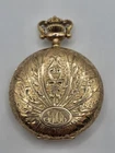 Antique Waltham Hunter Pocket Watch 14K Gold  BWCC Case Brooklyn Watch Case Co