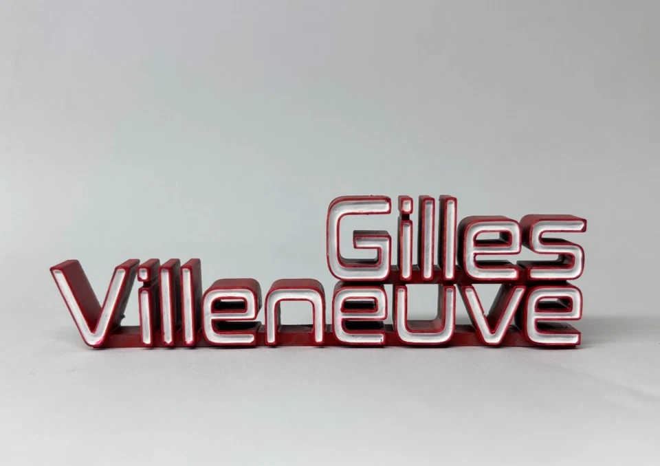 Gilles Villeneuve Ferrari 126 font brumm looksmart logo 3d f1 - Immagine 3 di 3