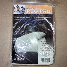 Mohawk Home Non-Slip Rug Pad 18" x 30" (Fits Rugs Up To 2' x 3') New Sealed