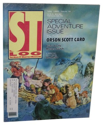 Atari ST Monthly Mai 1988 Magazin Heft Nr. 19   Sonder-Cover Adventure