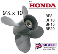 9.25 x 10" Outboard Propeller for Honda 8hp 9.9hp 10hp BF10 15hp bf15 20hp bf20