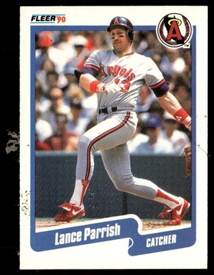 1990 Fleer Lance Parrish California Angels #141