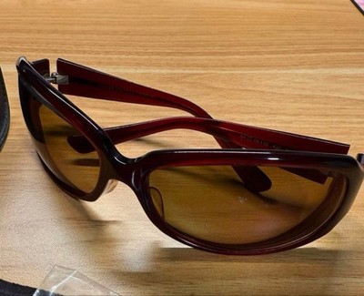 Oliver Peoples Kali Sunglasses Wine Red Brand Used Set Discount