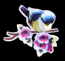 Embroidery iron on patch applique 4 x 3 3/4 inch