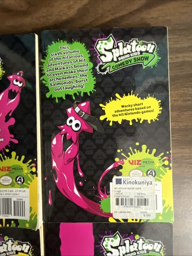 Splatoon Manga Lot of 4 Volumes 1 2 5 6 VIZ Media Sankichi Hinodeya Squid Kids - Picture 8 of 14