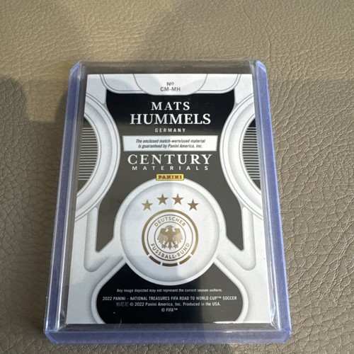 2022 Panini National Treasures Century Mats Hummels 47/49 Match Worn Patch - Picture 2 of 2