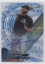 2017 Topps High Tek Blue Rainbow Auto 48/50 Lucas Giolito #HT-LG Auto 08jk