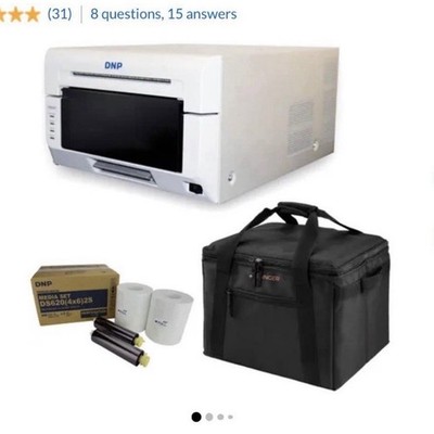 DNP DS620A Dye Sublimation Digital Photo Printer Color USB 2.0 w/ Bag