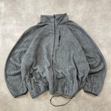 L.L.Bean Fleece Mens Large Full Zip Outdoor Gorpcore Jacket, Grey