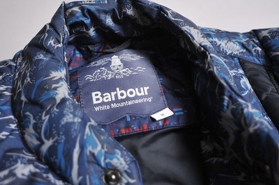 RARE Mens BARBOUR x White Mountaineering Blenyama Quilt Fibredown