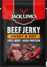 Jack Links Beef Jerky, Sweet & Hot Flavour, Multipack of 25 G (Pack 12)