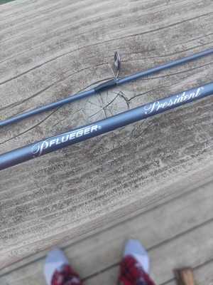 Pflueger President 2 Piece 4'8'' Ultra Light-Moderate Fast Spinning Rod.