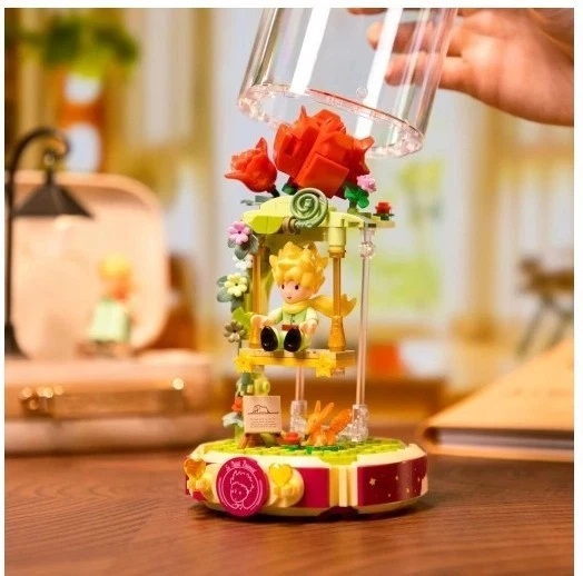 Figure Pantasy Piccolo Principe Eternity Series Set Costruzioni Rose Swing - Immagine 4 di 4