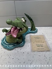 WDCC-Croc, Tick-Tock, Tick-Tock  -COA & Box And Working Sound- Peter Pan Disney