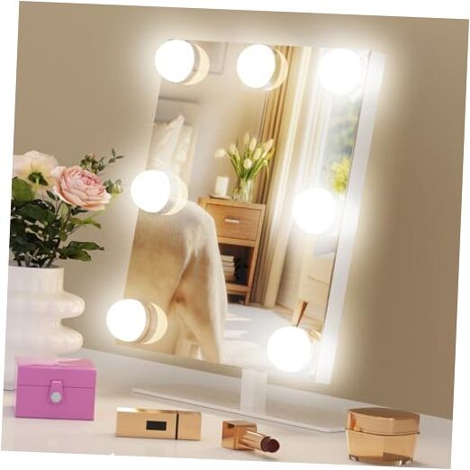 Hollywood Vanity Mirror with Dimmable LED Lights for Makeup