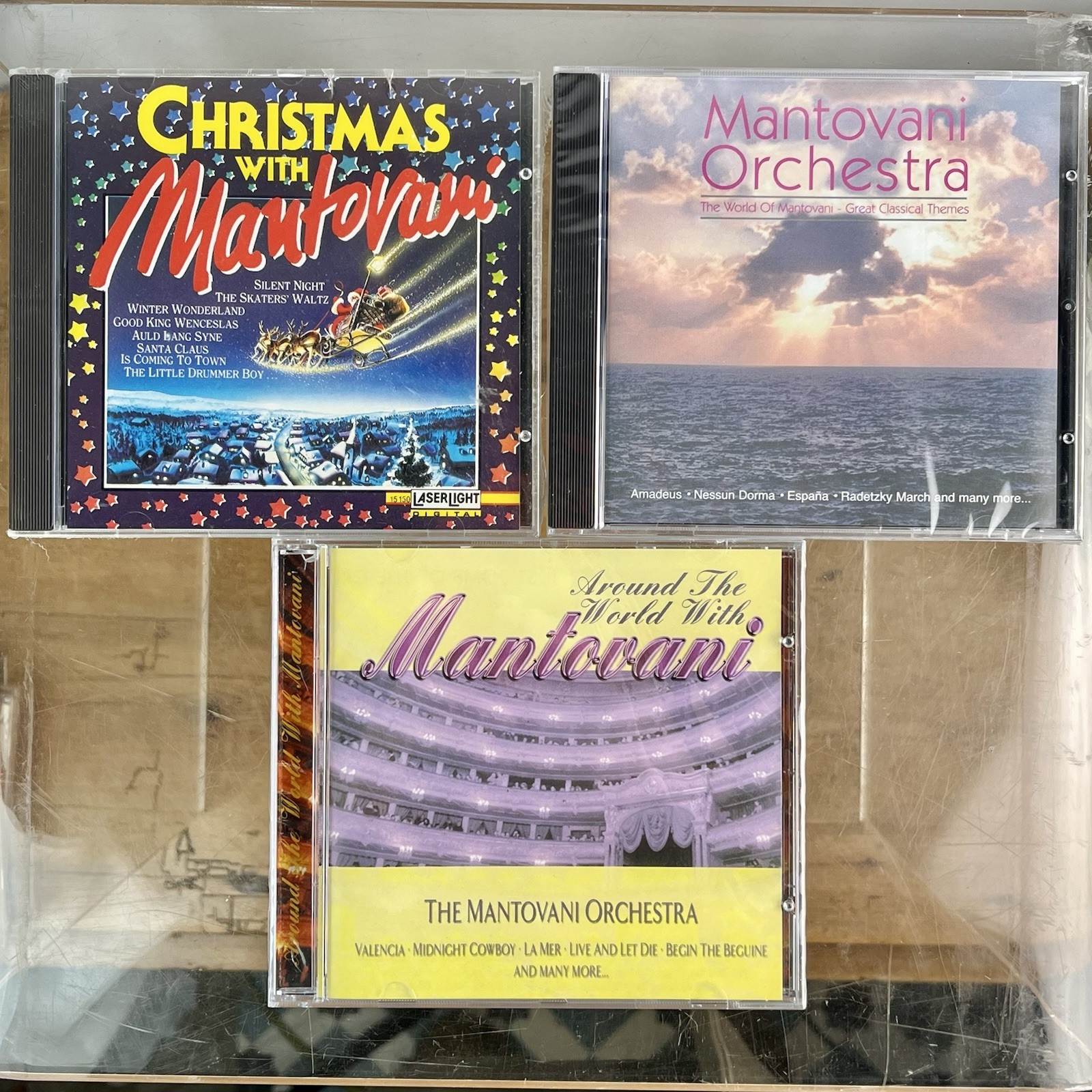 New MANTOVANI ORCHESTRA CD SET Christmas With / Around The World / The World Of